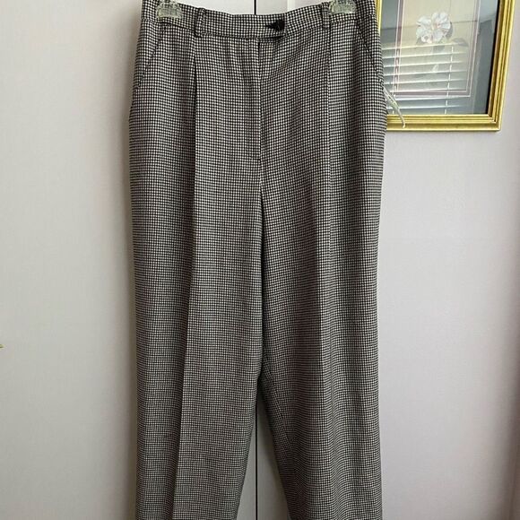 NWT Black & White Houndstooth Pants - Picture 1 of 8